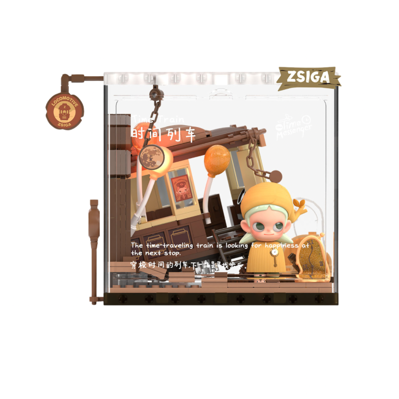 Zsiga Walking Into The Forest Series Blocks-Time Train By Pop Mart