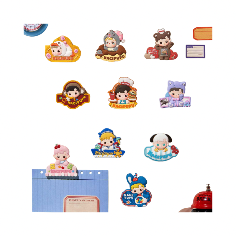 HACIPUPU Rolling Time Machine Series-Fridge Magnet Silicone Clip Blind Box By Pop Mart