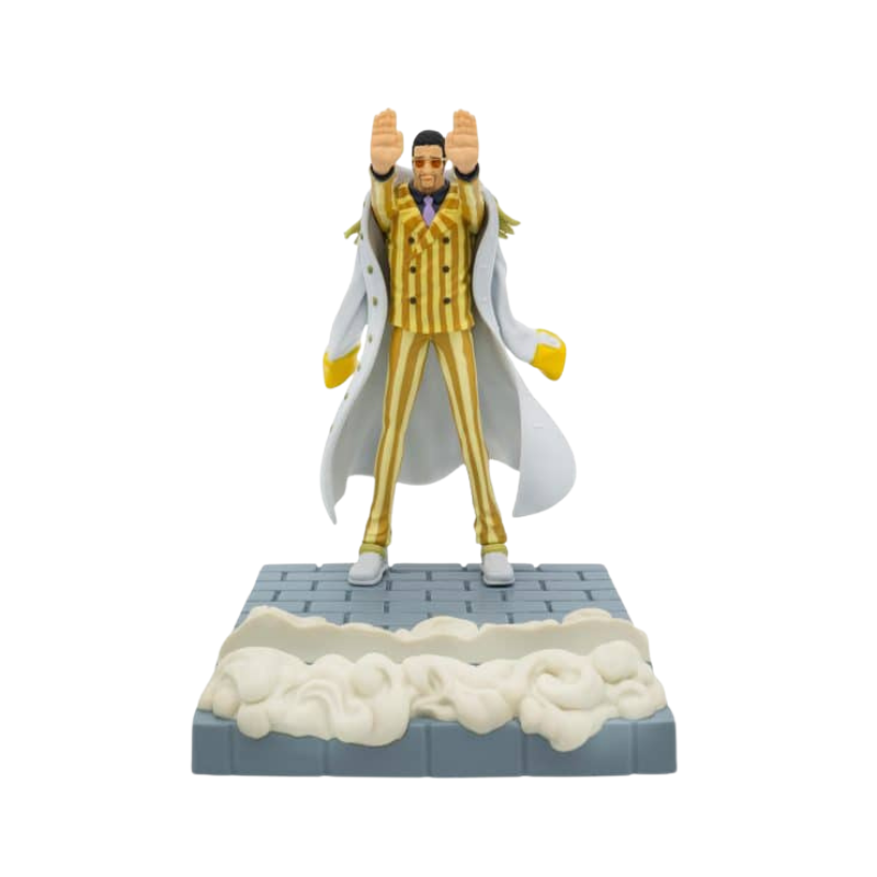 ONE PIECE Fig Life KIZARU BORSALINO Figure By Banpresto