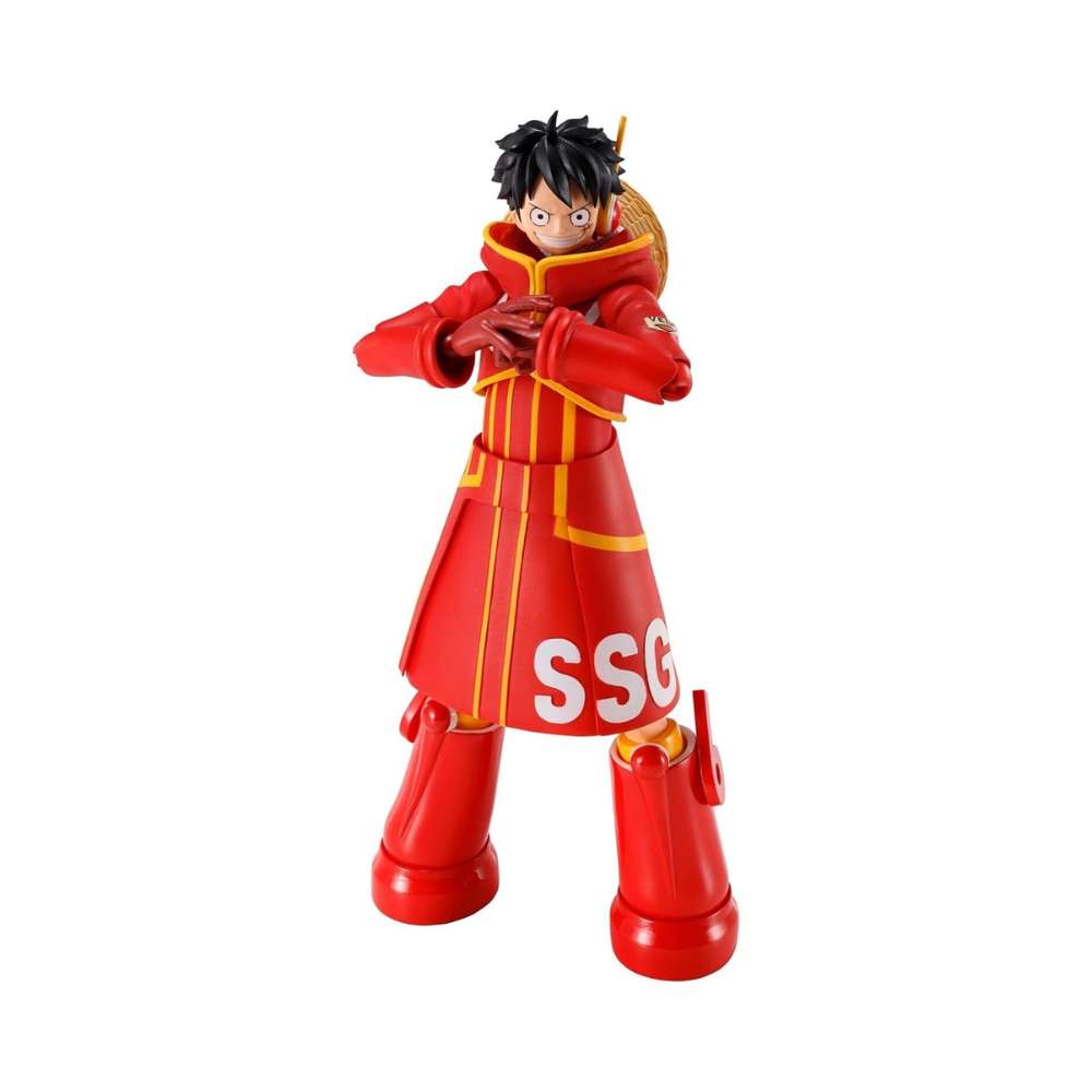 One Piece Monkey D. Luffy Egg Head S.H. Figuarts Action Figure By Bandai Tamshii