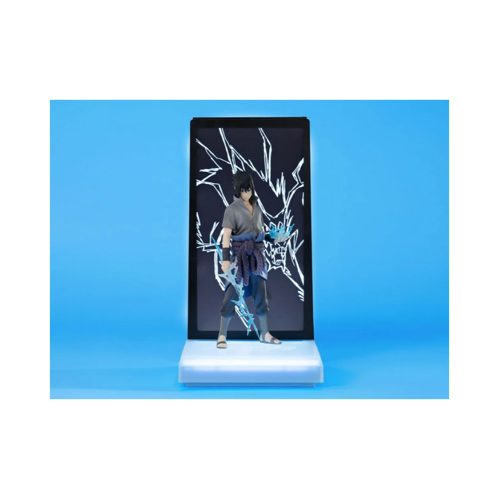 Naruto Shippuden Neon Sasuke Uchiha Lighted Display Figure By Tsume