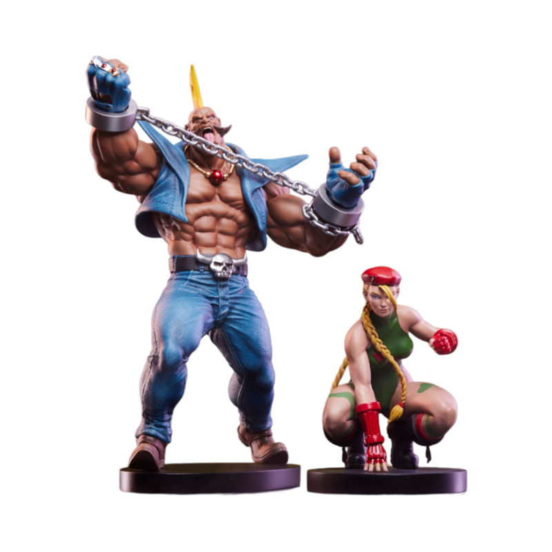 Street Fighter Cammy And Birdie Street Jam Statue Set 1/10 Scale By Premium Collectibles Studio