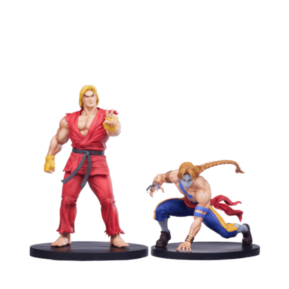 Street Fighter Ken And Vega - Street Jam Statue Set 1/10 Scale By Premium Collectibles Studio