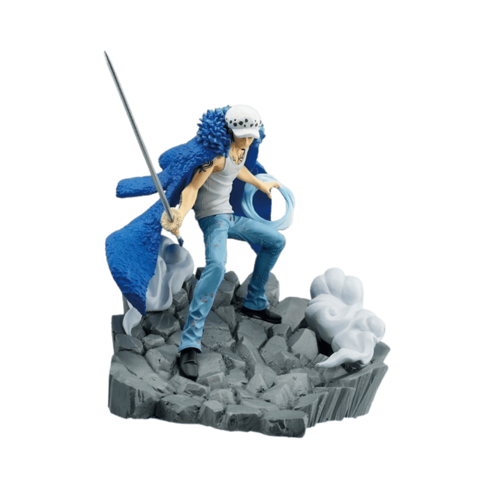 ONE PIECE TRAFALGAR LAW SENKOZEKKEI Figure By Banpresto