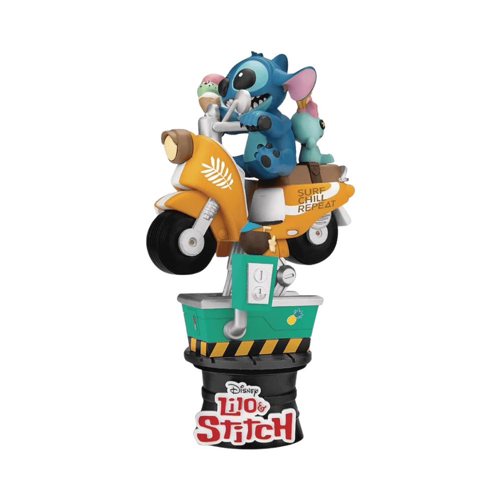 Lilo & Stitch D-Stage DS-041 Stitch & Scrump Coin Ride (Reissue) Figure By Beast Kingdom